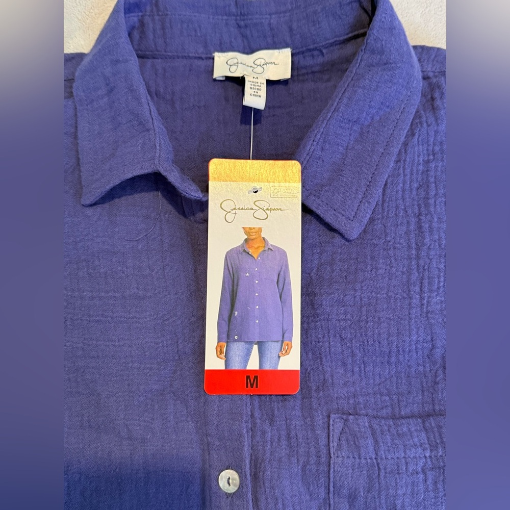 Jessica Simpson Button-Front Shirt